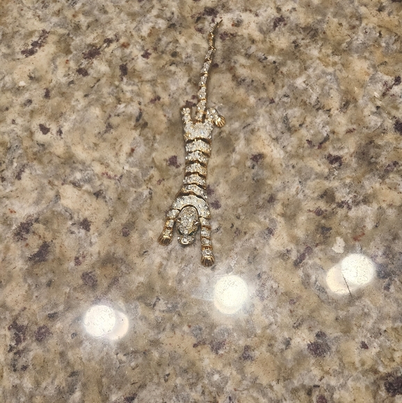 Gold and Silver Tiger Bracelet